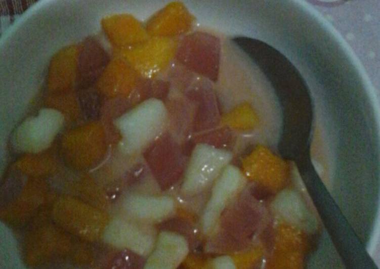 resep masakan SBSS (Sop Buah Sehat Sederhana )