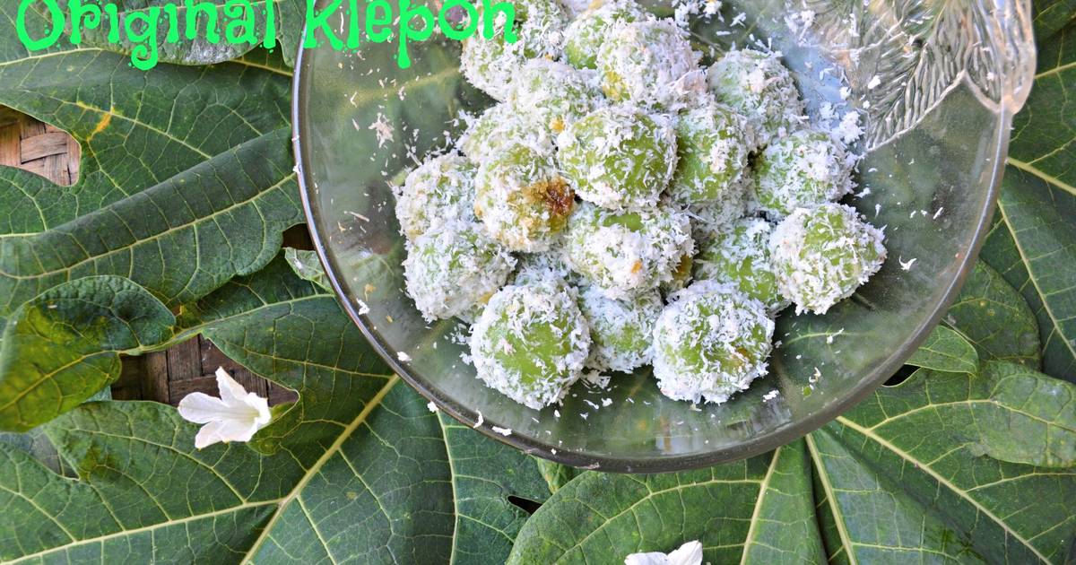 Resep Original Klepon