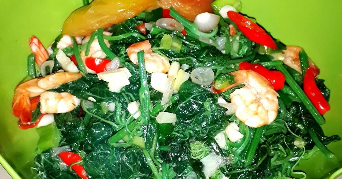  Resep Tumis Daun Pucuk Labu Siam Udang oleh Risma Rizma 