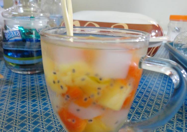 resep makanan Es Buah alias Fruit Cocktail