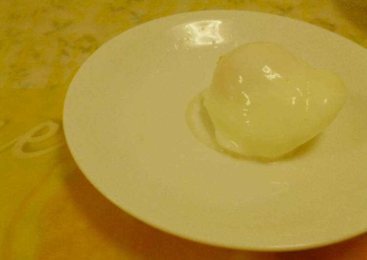 resep makanan Teknik membuat Hot Spring Telur (Onsen Tamago) dengan microwave