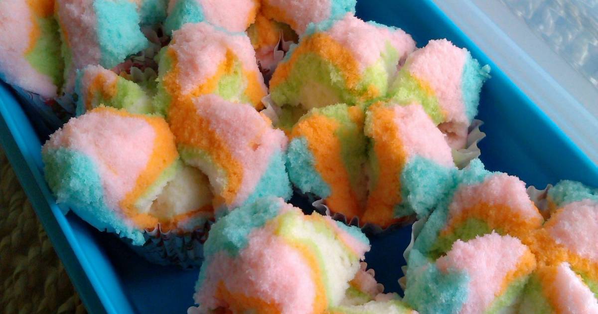 Resep Bolu Kukus Pelangi