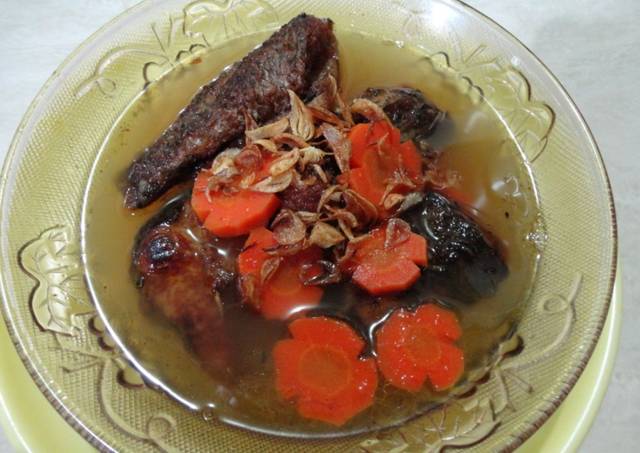 Sop Ikan Haruan Goreng khas Kalimantan Selatan