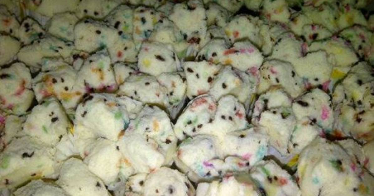 Resep Bolu Kukus Mekar Bintik Pelangi