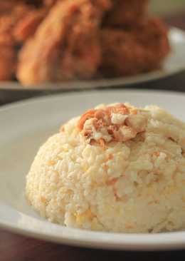 Nasi Liwet Ayam Telur Rice Cooker