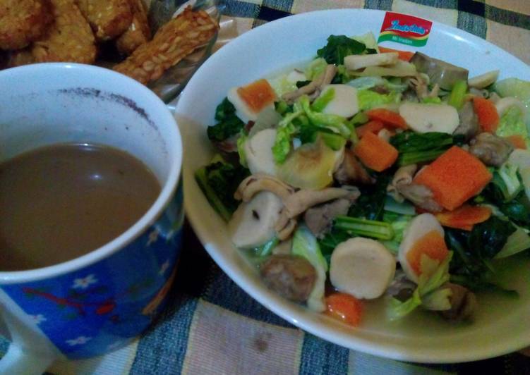 resep makanan capcay ampela hati