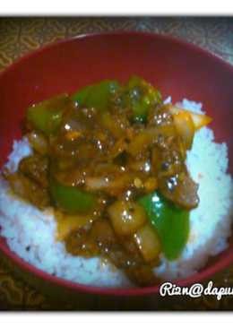 Tumis Daging Sapi Lada Hitam