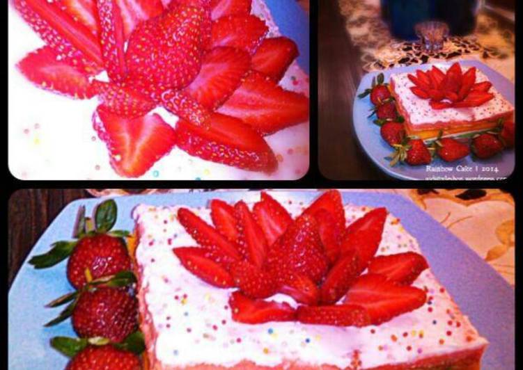 resep Rainbow Cake Ny. Liem