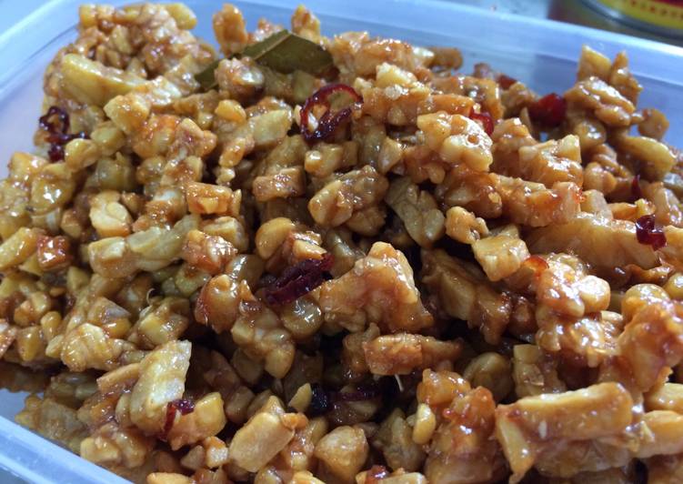 resep lengkap untuk Kering (Orek) Tempe Pedas Manis