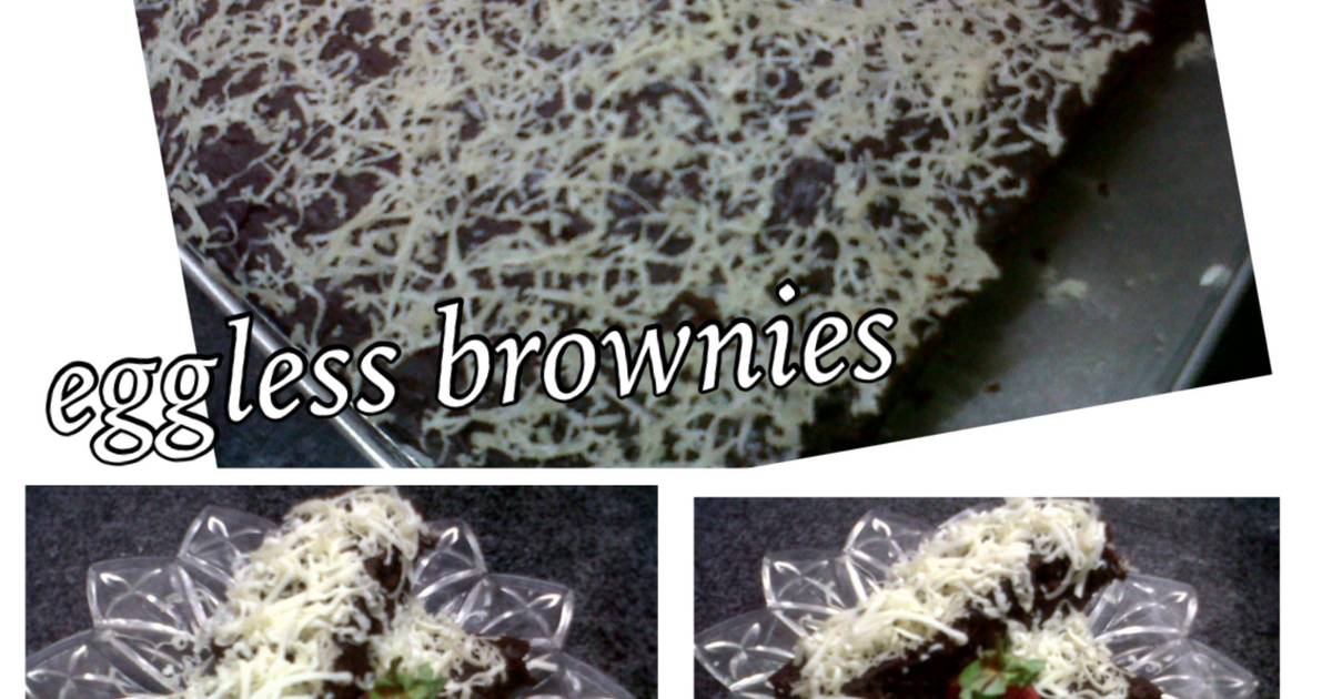 Resep Brownies tanpa telur ( eggless brownies )