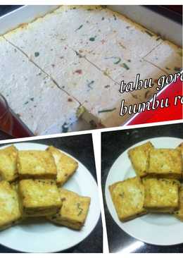 Tahu goreng bumbu rebon