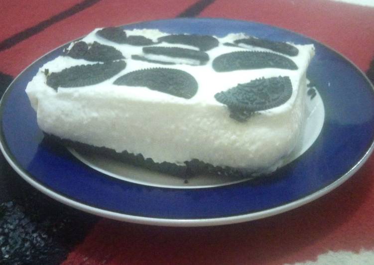gambar untuk resep Frozen Oreo Cheesecake (No Baking)
