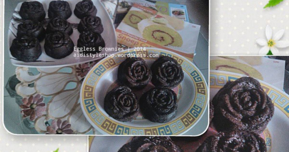 Resep Eggless Brownies (Brownies Tanpa Telur)