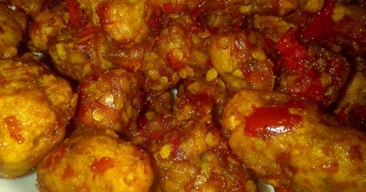 Resep Balado ayam tempe oleh silviana - Cookpad