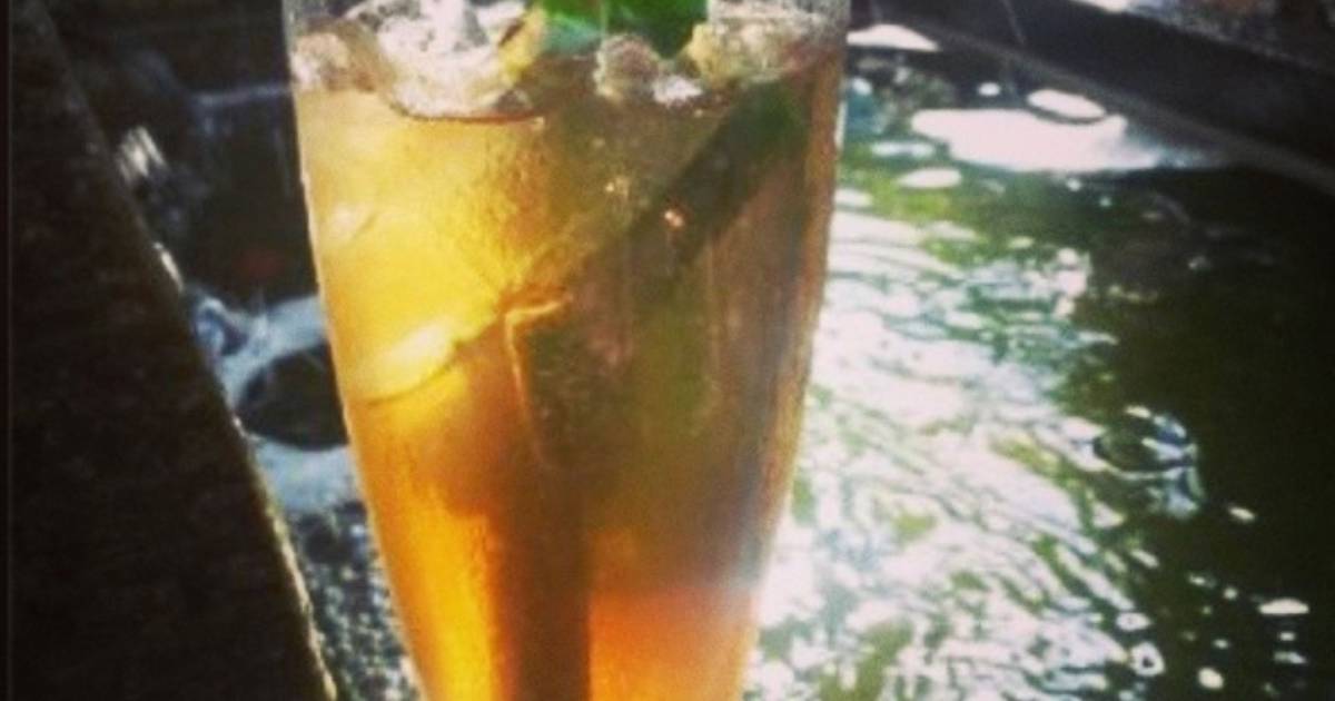 Resep Lemon Pandan Iced Tea