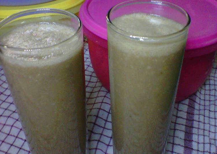 resep makanan choco oreo banana smoothie