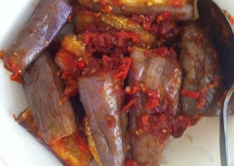 gambar untuk cara membuat Terong Balado Bala Bala