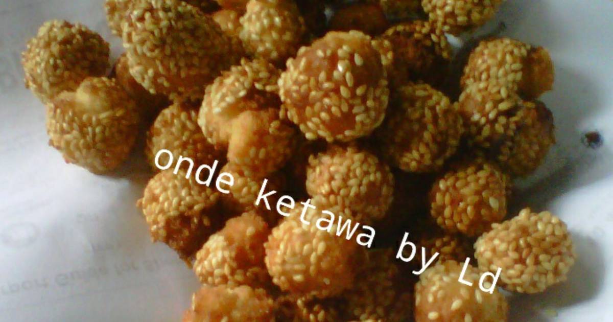Resep Onde ketawa wijen