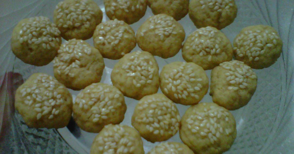 Resep Eggless Cinnamon Sesame Cookies