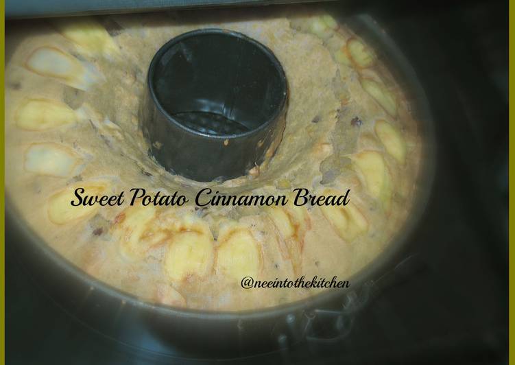 bahan dan cara membuat Sweet Potato Cinnamon Bread - Roti Dari Ubi