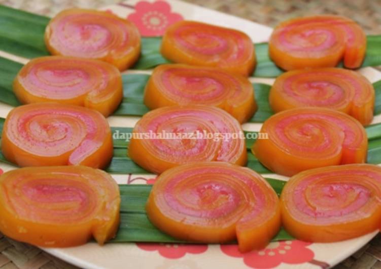 resep lengkap untuk KUE LAPIS GULUNG