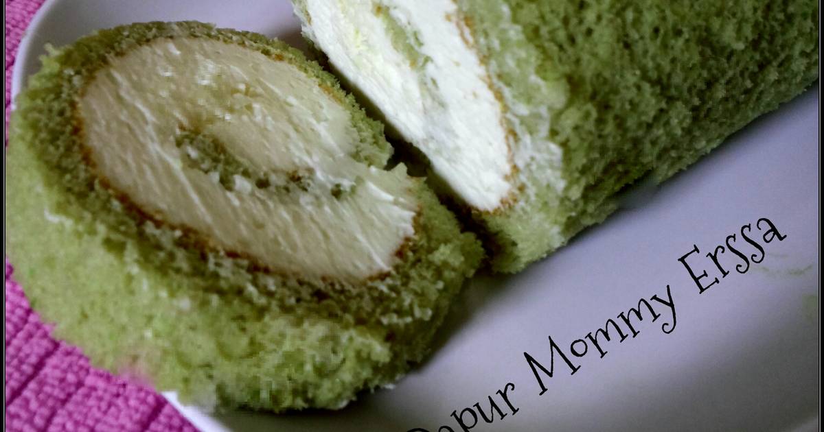 Resep Green Tea Swiss Roll