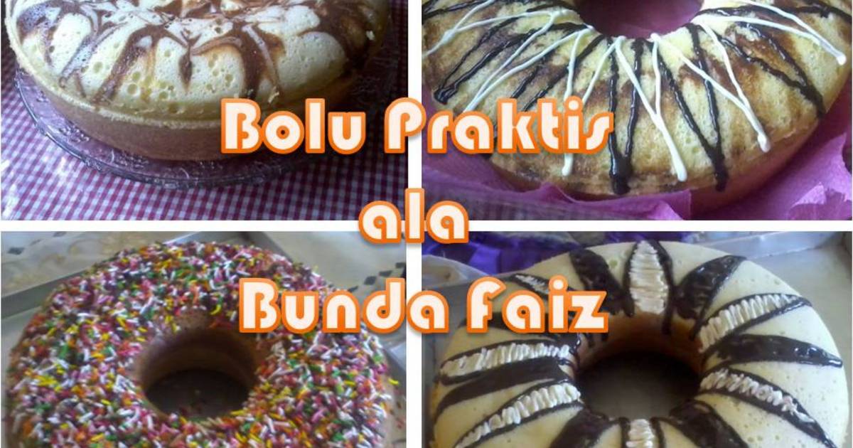 Resep Bolu Praktis ala bunda faiz