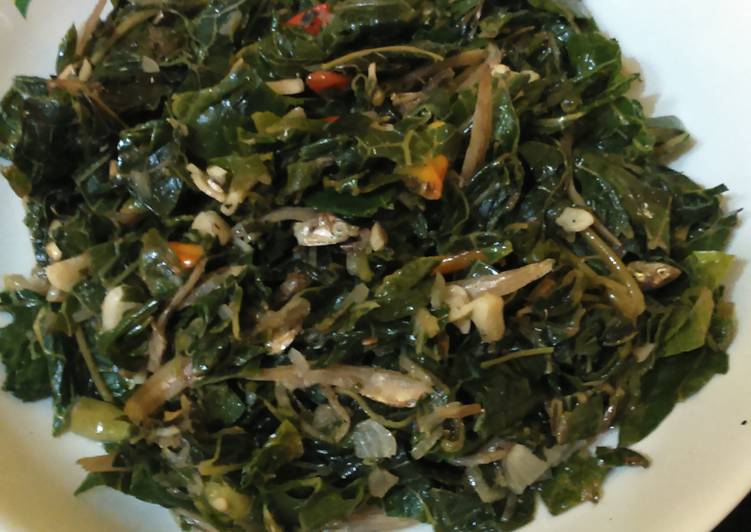 Resep oseng oseng daun  kates  oleh Ade Rahma Mikolita Cookpad