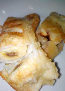 roti goreng pisang coklat