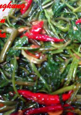 Tumis Kangkung Belacan aka Terasi sedep