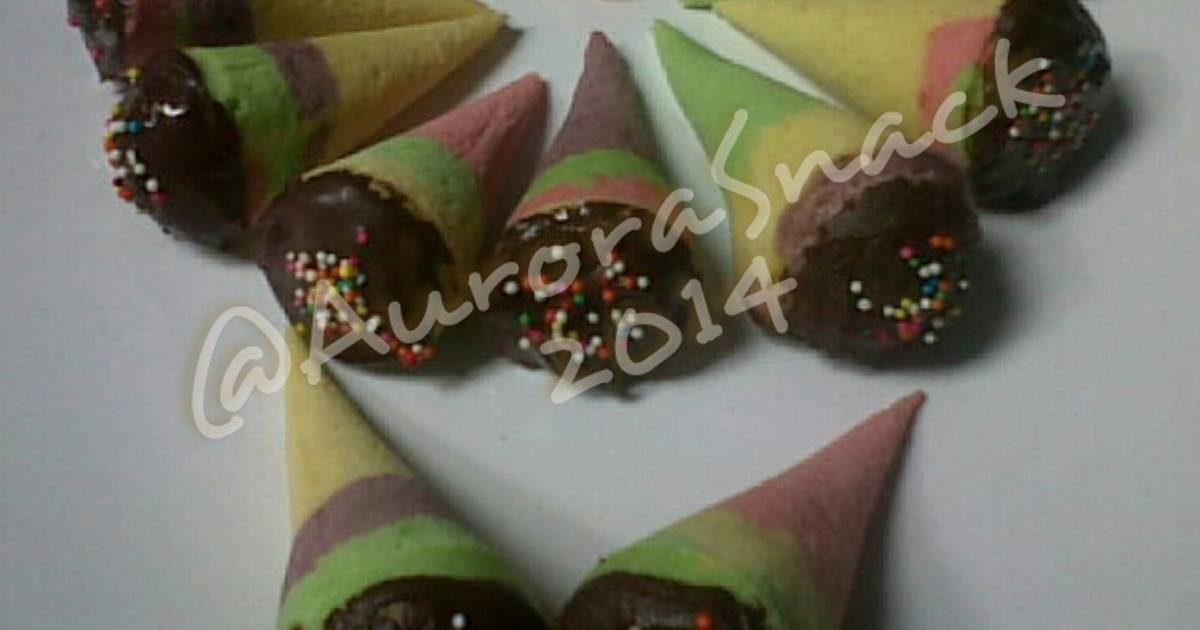 Resep Bolu Kukus Cornetto ala Aurora Snack Resep Bolu Kukus Cornetto ala Aurora Snack
