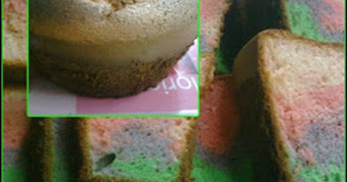 Resep Chiffon Rainbow Cake