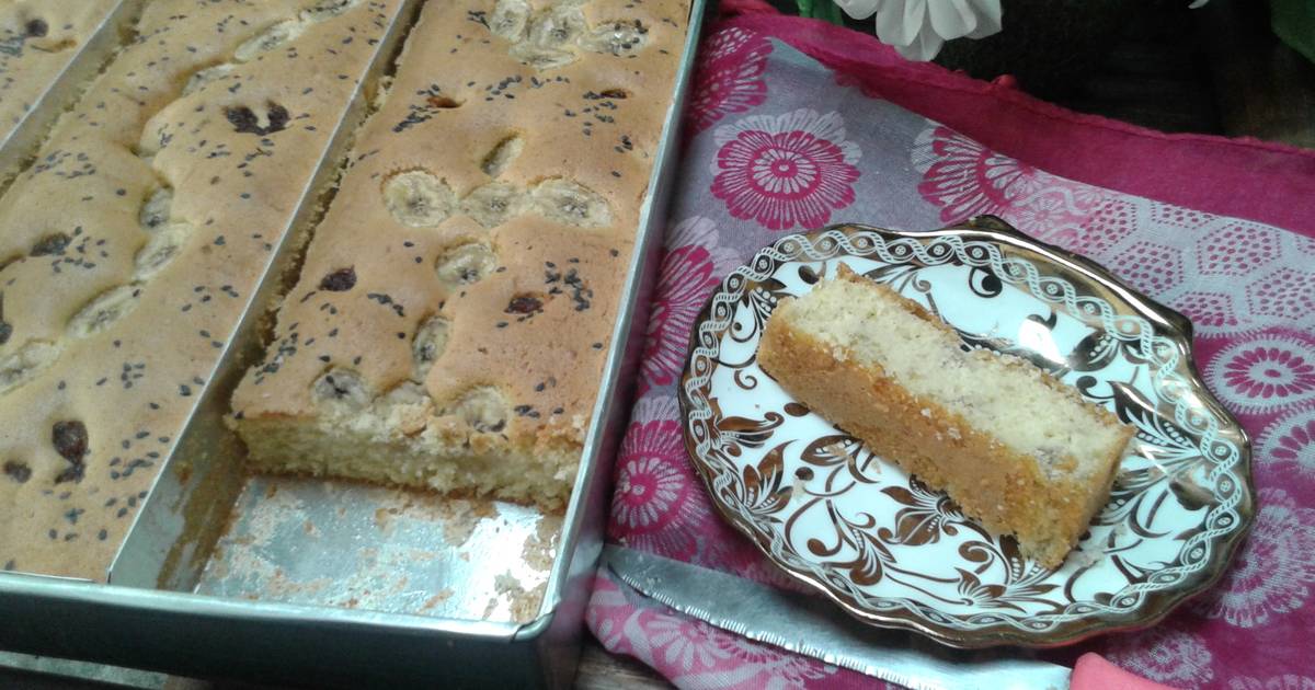 Resep Cake pisang kismis Resep Cake pisang kismis