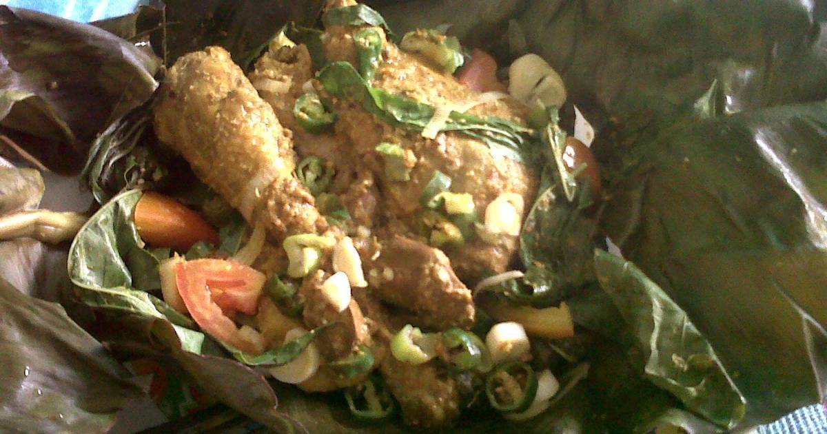  Resep  Pepes  Ayam  Daun  Singkong oleh Cuncun Hamdi Puspita 