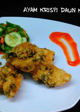 Ayam krispi daun ketumbar