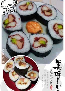 Homemade Sushi Cepat Saji a la Mama Dian