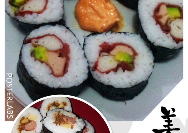 resep masakan Homemade Sushi Cepat Saji a la Mama Dian