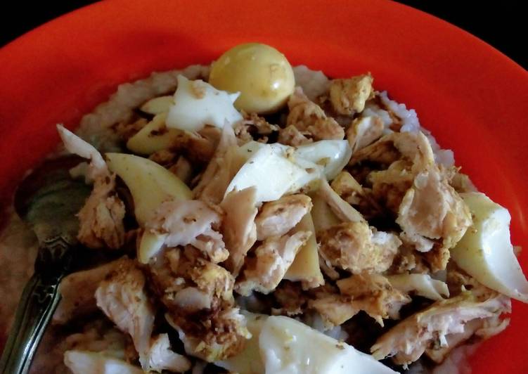  Resep Bubur ayam telur rebus oleh Fitri Agustina Cookpad