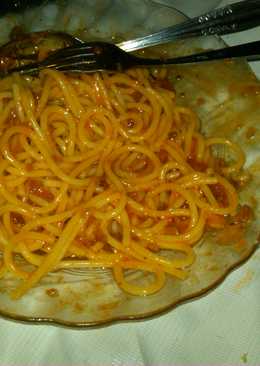 Spaghetti La Djava de Irieth (spaghetti ala jawa murah meriah)