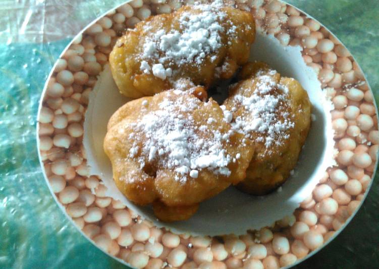 resep lengkap untuk Pisang goreng putri salju