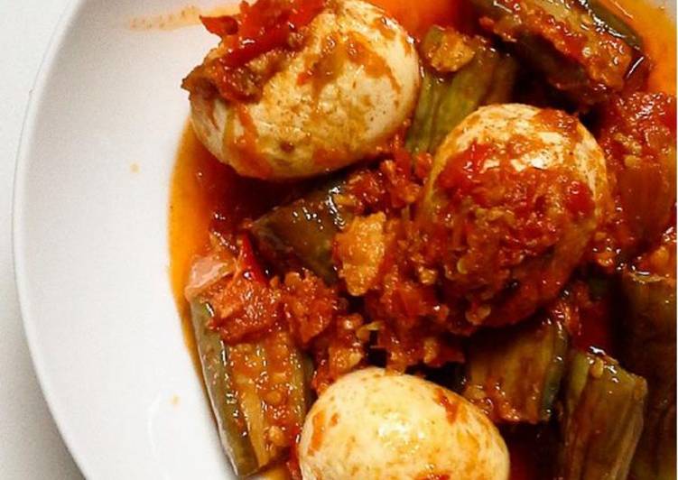 Resep Telor Terong Balado Sederhana