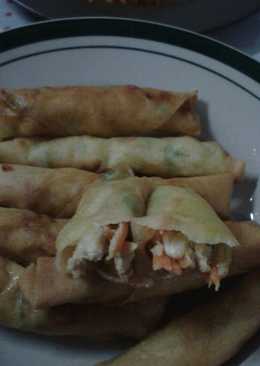 kreasi lumpia ayam wortel utk ngemil jagoanku