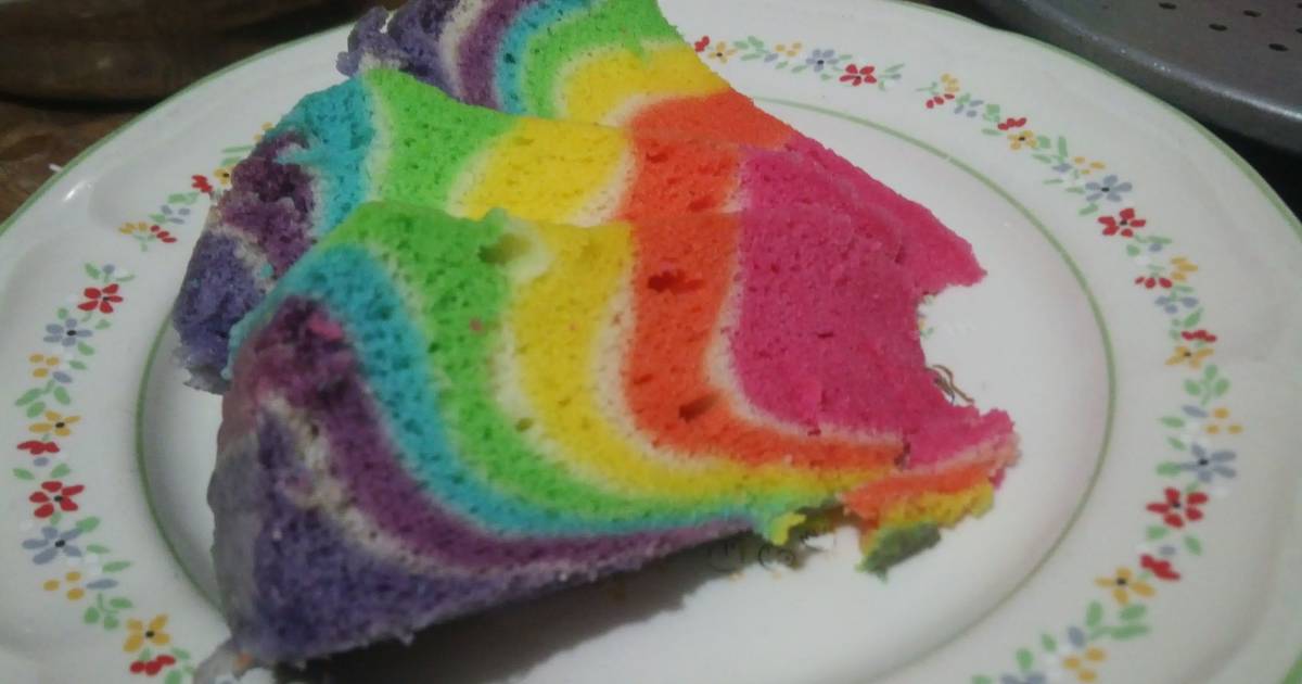 Resep Bolu Kukus Pelangi Resep Bolu Kukus Pelangi