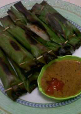 Otak-Otak Ikan Tengiri (panggang dengan Teflon)