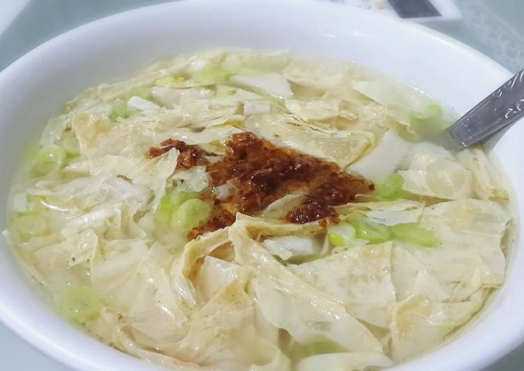 Resep Sup Kembang Tahu Karya Riska Erlinda