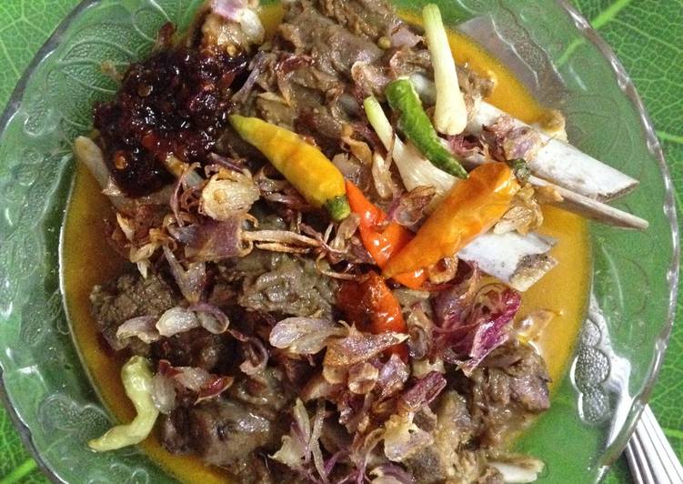 cara membuat Gulai (Iga) Kambing asli Porong Sidoarjo