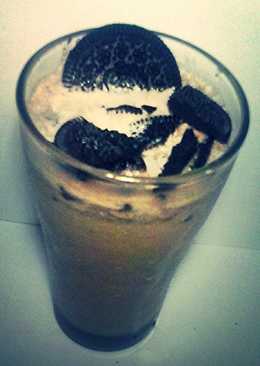 milkshake coklat oreo simple