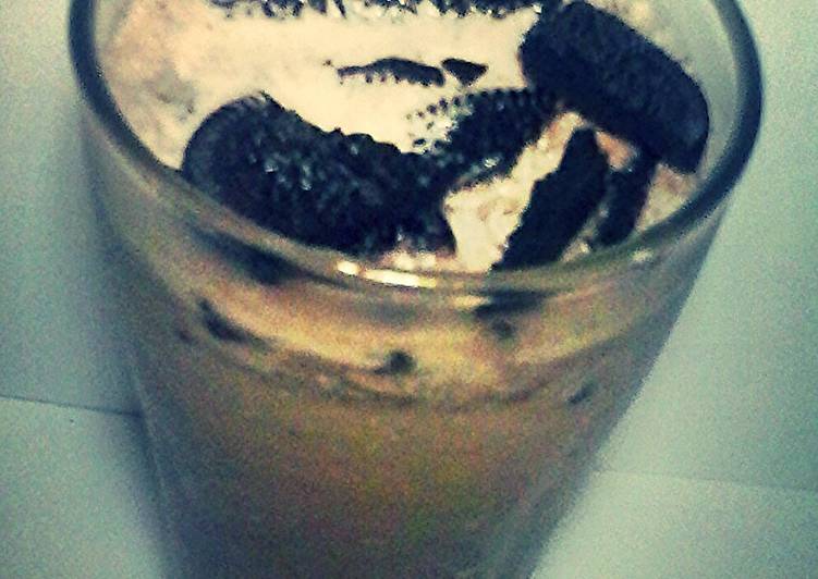 cara membuat milkshake coklat oreo simple