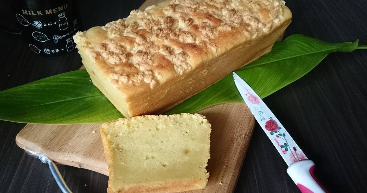 Resep BOLU UBI STREUSEL KEJU
