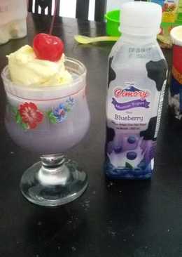 puding yougurt bluberry